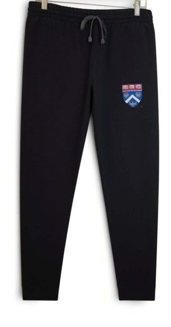 Jerzees NuBlend Veritas Crest Black Sweatpants Sz L